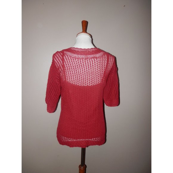 COLDWATER CREEK Sweater Cami Small Crochet - Picture 4 of 5